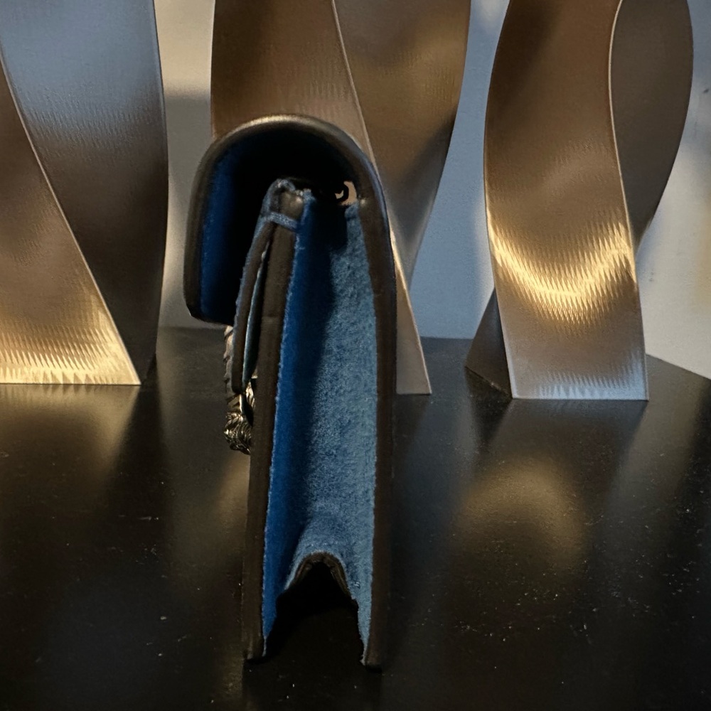 Gucci Dionysus Supermini Blue Leather Shoulder Bag GHW – Authentic Clutch - Picture 7 of 11